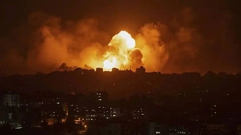 Israel strikes Iran missile base