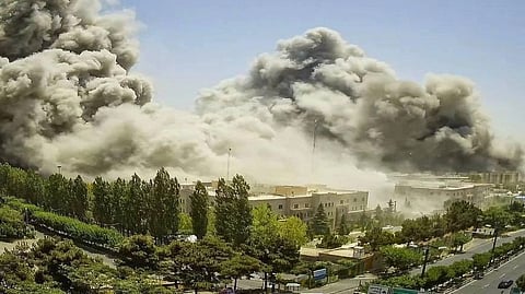 Islamic Revolutionary Guard Corps Headquarters destroyed