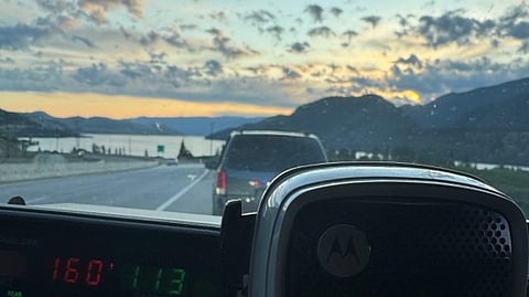 Unlicensed BC teen caught speeding at 160 km/h with friends lying next to lawnmower in minivan