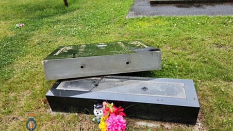 RCMP investigating $25,000 in damage to Prince George cemetery

