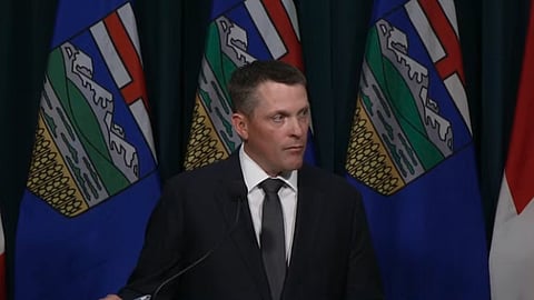 Alberta Finance Minister Nate Horner