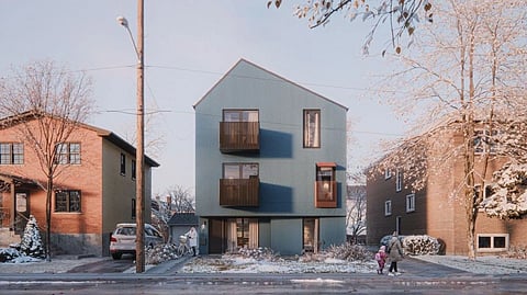 Ontario sixplex rendering