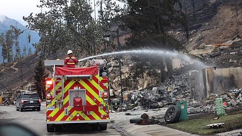 Jasper wildfire damage 