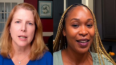 Dr. Christina Propst and Sade Perkins