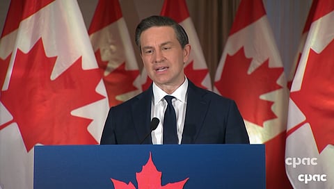 Conservative leader Pierre Poilievre