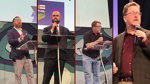 Michael Clark, Pastor Jay Hildebrand, Vince Byfield , John Hilton O'Brien