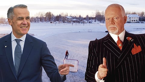 Mark Carney and Don Cherry