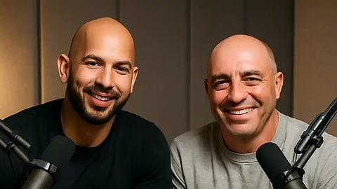 Andrew Tate and Joe Rogan