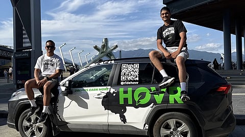 HOVR CEO/founder Harrison Amit and CMO Christian Alicpala
