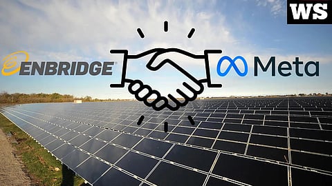 Calgary's Enbridge Inc., is investing $1.2 billion into Meta's Texas solar project. 