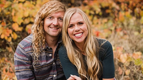 US Christian music artist Sean Feucht with his wife