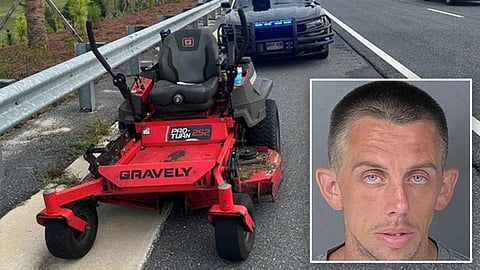 A Florida man was recently arrested for an DUI on a lawnmower. 