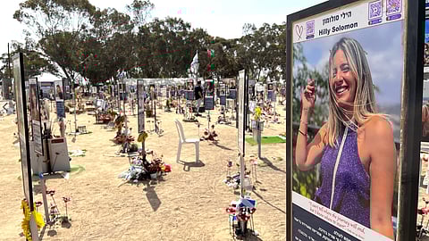 Memorial at the site of the Nova Music Festival massacre