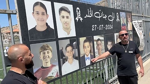 Layth Absuleh described the 12 children killed by a Hezbollah rocket