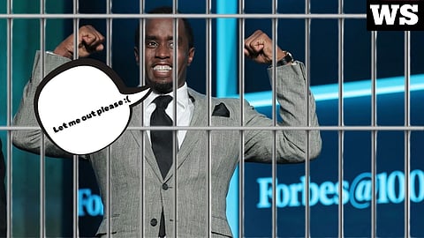 Diddy and jail bars