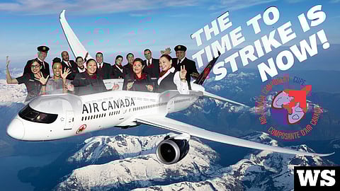 Air Canada flight attendant strike