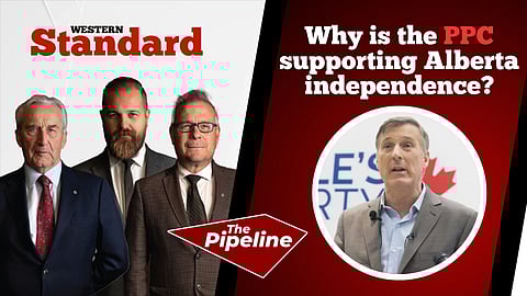 Why is the PPC supporting Alberta independence?