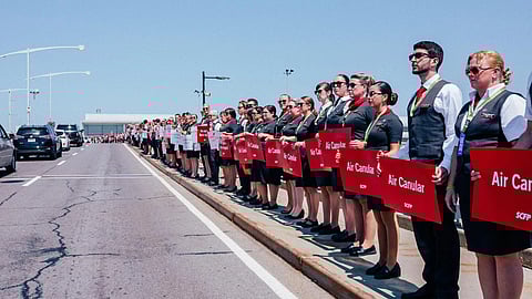 Air Canada flight attendants