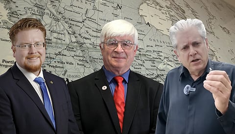 BC MLA Brennan Day, Maine State Senator Joseph Martin, and former Ontario MP Charlie Angus