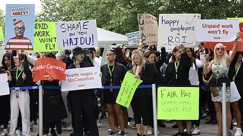 Demonstration at YVR