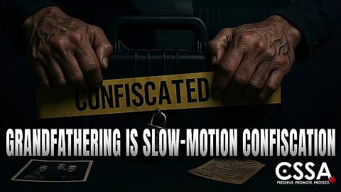 Grandfathering is slow-motion confiscation