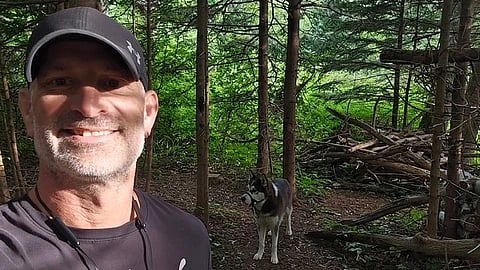 Canadian war veteran Jeffrey Evely was fined nearly $29k for walking in the Nova Scotia woods.