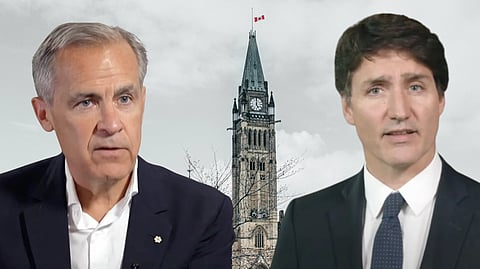 Mark Carney and Justin Trudeau