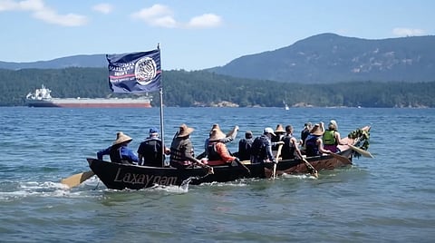 Cowichan canoe