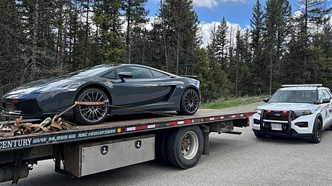 SORRY MOM: North Vancouver man faces $2,500+ bill after mom's Lamborghini impounded for speeding
