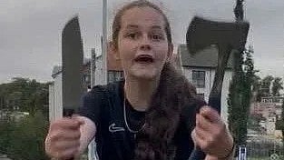 A video showing a 14-year-old girl in Scotland defending herself and her sister has gone viral. 