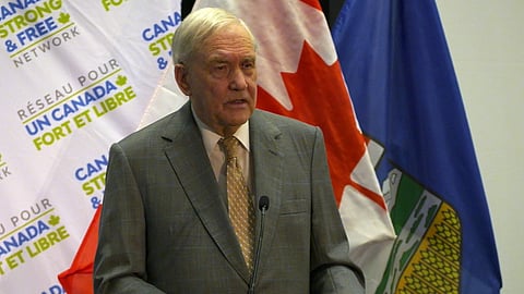 Lord Conrad Black at the Canada Strong and Free Network conference in Calgary on Sept. 6. 