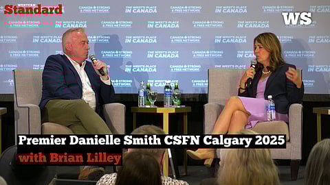 Alberta Premier Danielle Smith with Brian Lilley