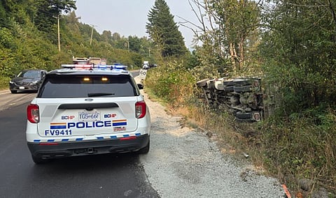 BC dump truck driver fired on the spot after impaired rollover