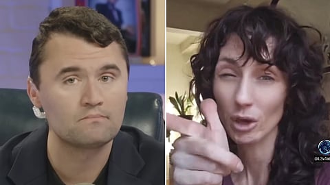 Charlie Kirk and Devon Cassidy
