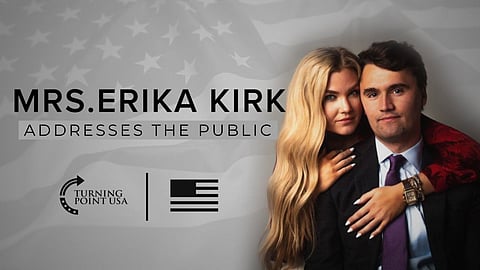 Erika Kirk's first public address