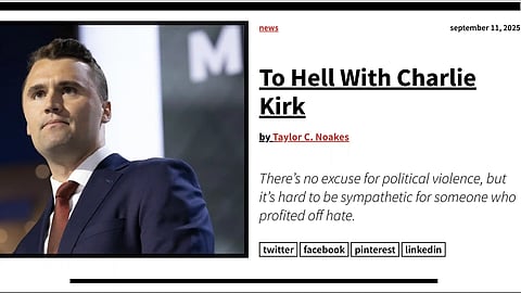 To Hell With Charlie Kirk