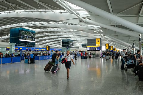 Terminal Four at London Heathrow Airport