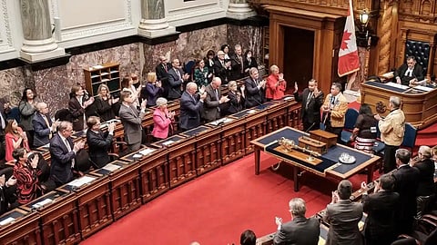 The Declaration on the Rights of Indigenous Peoples Act receives unanimous support in the BC legislature Oct 24 2019