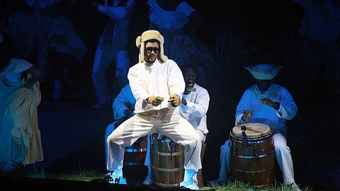 Puerto Rican singer Bad Bunny 