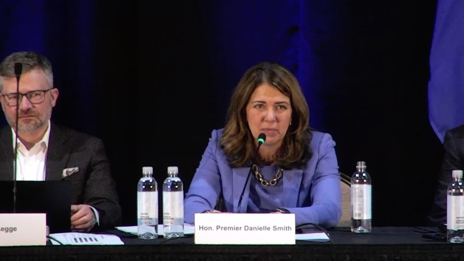 Premier Danielle Smith at the Alberta Next Panel on Sept. 29. 