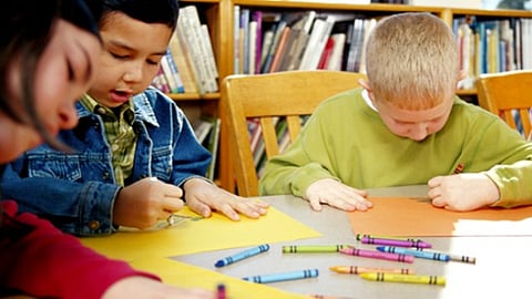 Kids in school