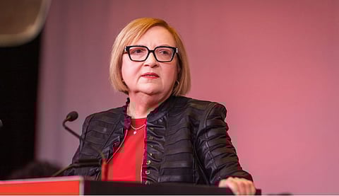 Unifor national president Lana Payne