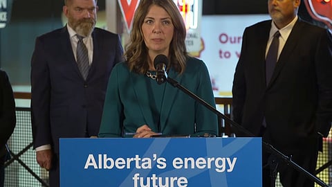 Premier Danielle Smith makes energy announcement