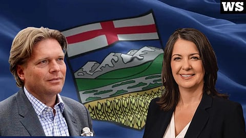 Premier Danielle Smith has distanced herself from referendum talk in Alberta. 