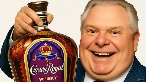 Doug Ford and Crown Royal Cartoon