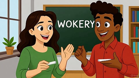Woke teachers cartoon