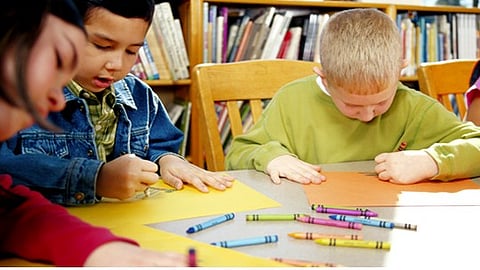 Kids in class