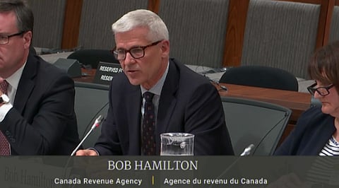 Canada Revenue Agency Commissioner Bob Hamilton