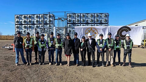 The Tamarack project located at the Deep Sky Alpha facility in Innisfail launched on Oct. 22. 