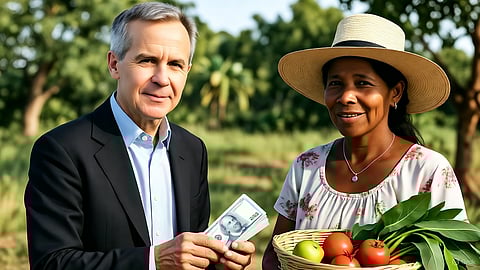 Mark Carney w/money